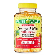 Spring Valley Proactive Support Omega-3 Mini from Fish Oil Dietary Supplement