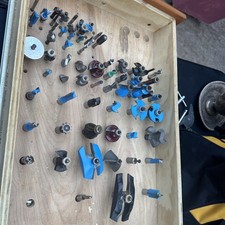 Mixed Lot of  100 Router Bits Most Are Rockler, Some Timberline, Fried