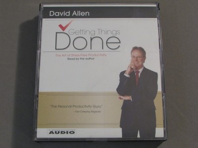 Getting Things Done: The Art of Stress-Free Productivity David Allen 2002 3 CD's