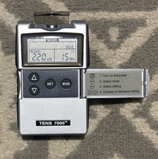 TENS 7000 Digital Muscle Stimulator Pain Relief Machine No Electrodes Included
