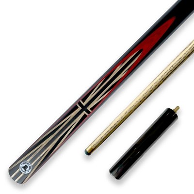 57'' Esche Pool Queue 9mm Spitze hochwertig handgefertigt Eschenholz CHURCHILL rot 18oz