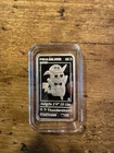 Pokemon 1/2 Oz Pikachu .999 Pure Silver Art Bar {Proof}  Rare Trading Card S/N