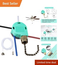 Easy Install Bronze 3 Speed Fan Switch - Compatible with Hunter, Hampton Bay