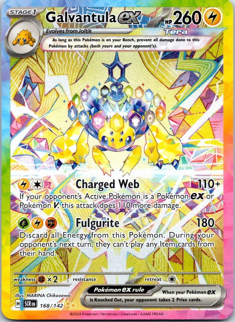 Galvantula ex Special Illustration Rare SV07: Stellar Crown 168/142 NM