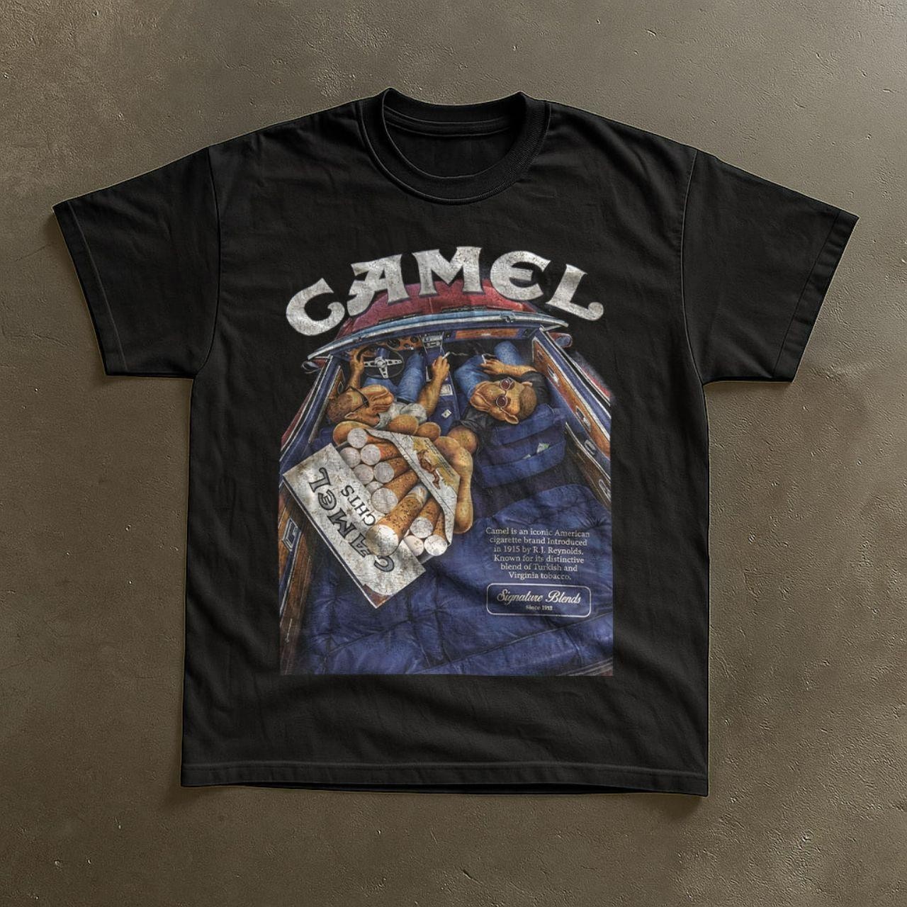 Camel joe cigarettes blend vintage tshirt, vintage funny tshirt