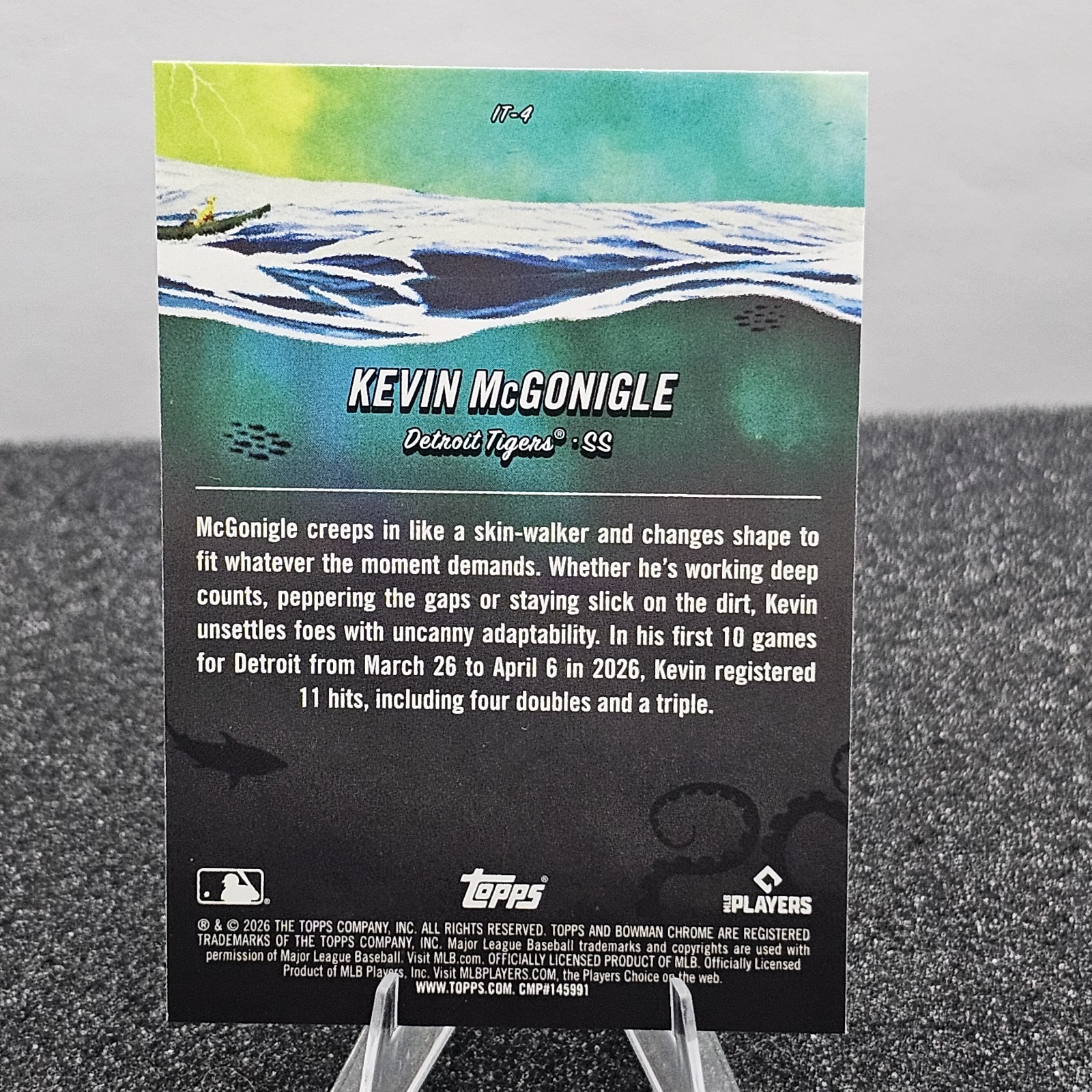 2026 Bowman Chrome Baseball Kevin McGonigle It Came to the League - #IT-4 view 2