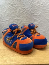 Florida Gators Plush Slippers Wildcats Comfy Feet NCAA Orange Blue Size Large