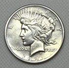 1921 $1 High Relief Peace Dollar - Better Date Coin - #BK