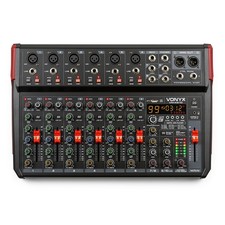 Vonyx VM-KG10 10-Channel PA Mixer with USB, Bluetooth & DSP Effects