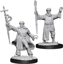 WZK90137 Dungeons  Dragons Unpainted Miniatures: W13 Human Wizard Male