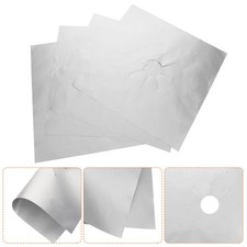  4 pezzi Coprifornelli a gas, Protezioni riutilizzabili antiaderenti per