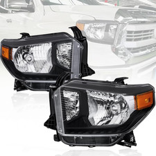 Pair OE Style Headlights Assembly Compatible with Toyota Tundra 2014-2021 with C