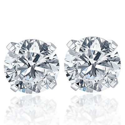 SI 1/5ct Diamant Ohrstecker 14K Weißgold