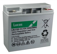 6 X 22Ah 12V EV Batteries For 60V Veleco & Green Power Faster/Fastest/ZT4/Unique