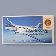2025 USA Marine Corps Stamp First Day Cover USA FDC Marines C-12 W Aircraft