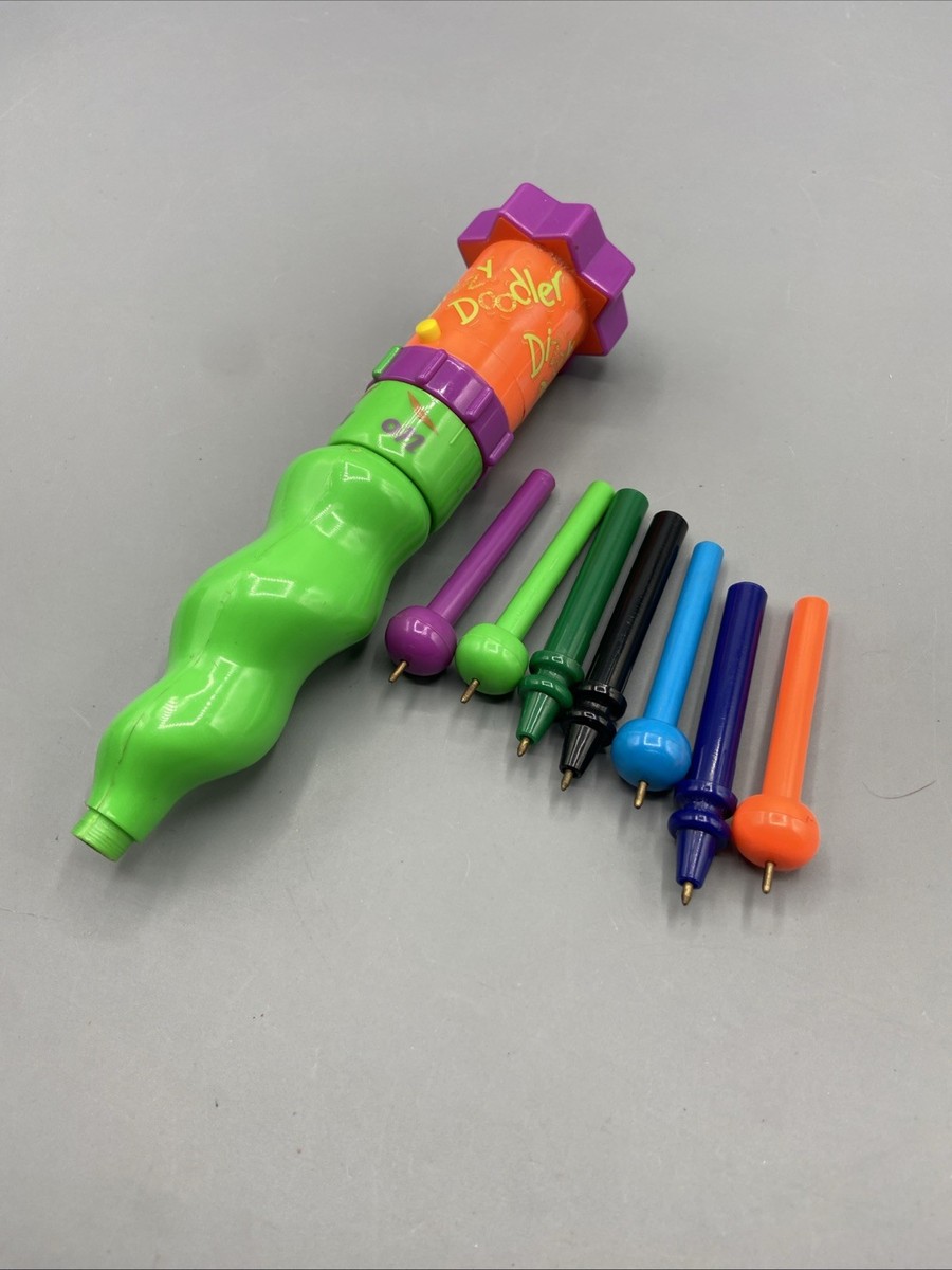 Vintage 1998 Dizzy Doodler Pen Toy Vintage- DRY PENS -TESTED | eBay
