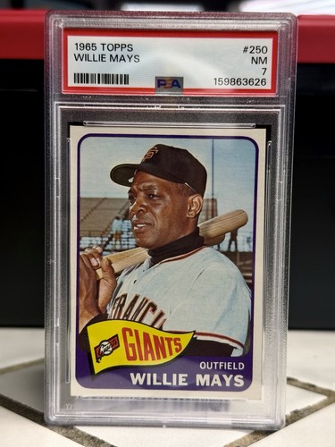 1965 Topps Willie Mays #250 PSA 7 NM San Francisco Giants MLB Baseball Card