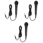 3pcs 6.5mm Computer Microphone Condenser Vocal Microphone Cardioid Recording Mic