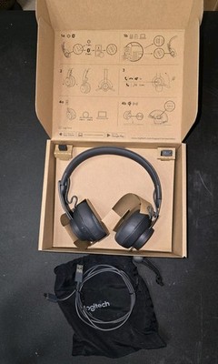 Logitech Zone Wireless Bluetooth Headset Compatible With iPhone & iPad.