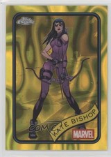 2025 Topps Chrome Marvel Comics Yellow Lava Refractor Kate Bishop #72 01sb