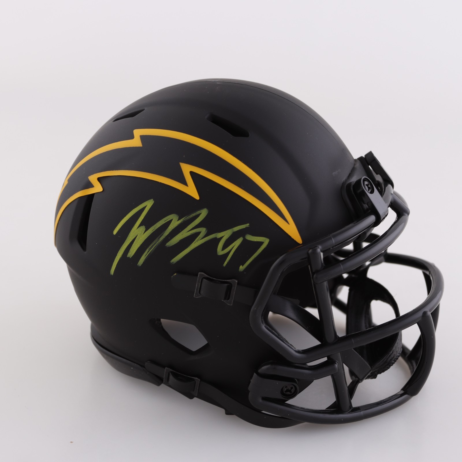Joey Bosa Autographed Signed Los Angeles Chargers Chargers Eclipse Alternate Speed Mini Helmet (Beckett) 
