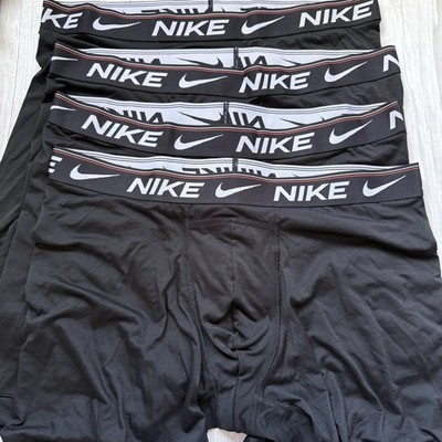 New Men's NIKE Set Of 4 Ultra Comfort Polyester Blend Boxer Brief Size XL