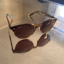 Ray-Ban RB4305 Cat Eye Tortoise Shell Brown Frame Sunglasses Brown Lenses 145mm