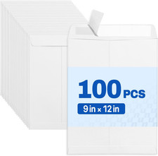 Envelopes 9X12, Self Seal Catalog Mailing Envelopes 9X12, 28LB White