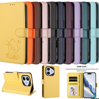Für Honor 400 Lite 400 300 200 90 80 70 60 Katzenmuster Wallet Case Handyhülle