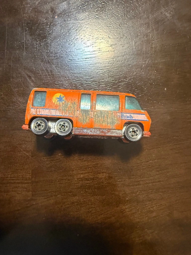 Hot Wheels GMC Orange Vintage Manufacture Diecast Cars, Trucks