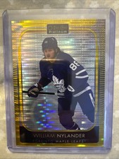 2021-22 OPC Platinum Seismic Gold #111 William Nylander /50 Toronto Maple Leafs
