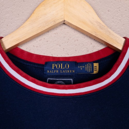 Polo Ralph Lauren 2022 USA Olympic Team Bear Sweater – Youth Size Large (14-16) - Picture 6 of 9