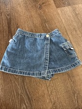 Vintage Baby Gap Denim Skort . 18 - 24 Months 100 Cotton