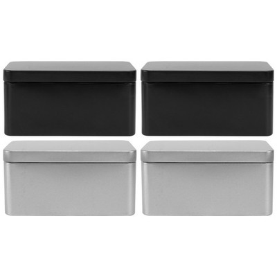  4 Pcs Boxen Aufbewahrung Mit Deckel Aufbewarungsbox Teeblattbehälter