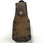 Vintage Gi Metal Rotary Numbering Machine Date Stamp with Leather Holster — photo 3