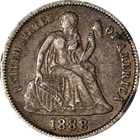 1888-P Seated Liberty Dime