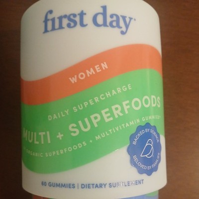 NEW First Day Women s Multi + Superfoods  Vitamin Multivitamin 60 Gummies 5/2026