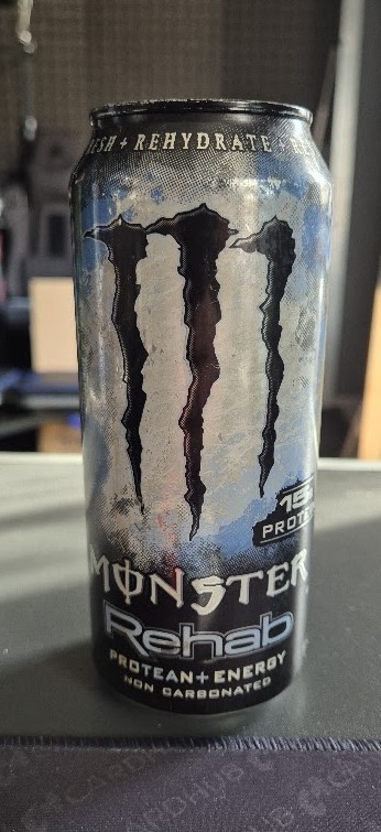 LATTINA MONSTER ENERGY DRINK REHAB NON CARBONATED FULL CANS SIGILLATA SKU0512