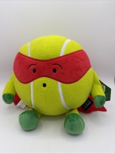FAO Schwarz Heroes of the Game Tennis Ball Plush Caped NWT Free Ship