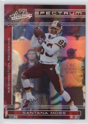 2006 Playoff Absolute Memorabilia Spectrum Silver 99/100 Santana Moss #150 7k0