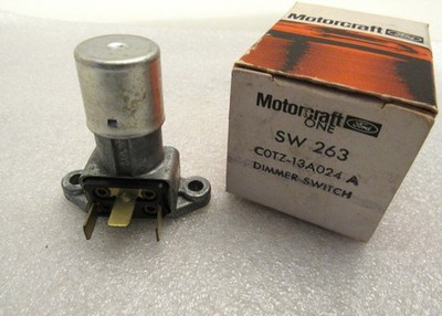 NOS 1964-73 Ford Mercury Mustang Torino Headlamp Dimmer Switch 263 C0TZ-13A024-A