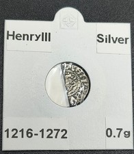 King Henry III Silver Penny 1216-1272 Hammered Coin (Voided Long Cross)