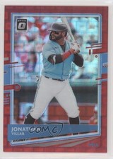 2020 Panini Donruss Optic FOTL Red Pandora Prizm 40/79 Jonathan Villar #144 1b8
