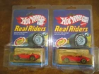 Vintage 1982 Hot Wheels Real Riders Classic Cobra Red (2) NEW w Protective