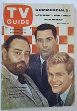 Carolina-Tenn. TV Guide Dec 17 1960 CHECKMATE Sebastian Cabot HARPO MARX Shore