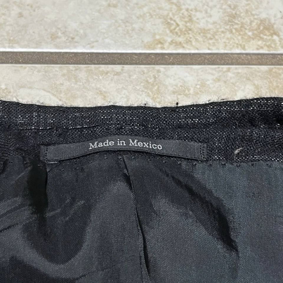 Chaqueta Blazer ZZegna ThreeDjacket Negra Lana Cuadros Para Hombre Talla US 46R Foto 4 de 4