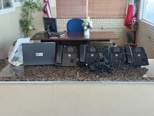 XBlue X16 Plus Hybrid business phone system bundle with 4 digital phones