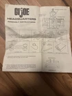 GI Joe Doll Headquarters Assembly Instruction Authentic Vintage 1971 Accessory