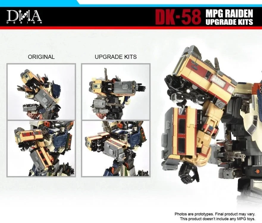 DK-58 Upgrade Kit for Transformers MPG Raiden Combiner | DNA Design - Image 4 of 4