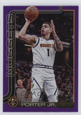 2025-26 Topps Purple Rainbow 99/250 Michael Porter Jr #105 1sl4